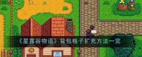 星露谷物语如何扩充背包[图1]